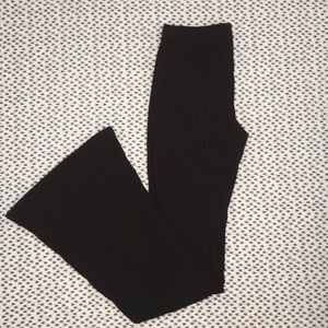 Forever21 ridded black flare paints